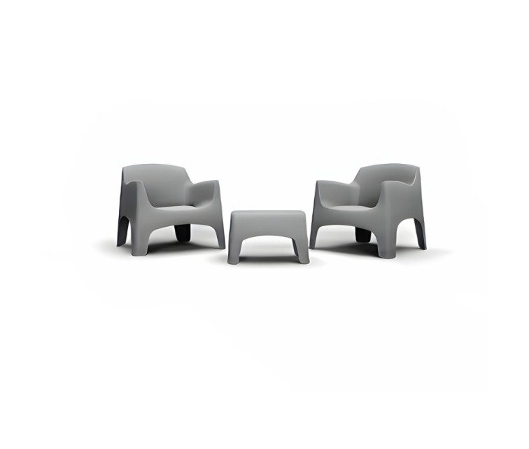 Garden furniture set Set Ibiza Terrace light gray