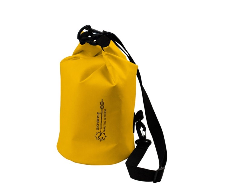 Vandeniui atsparus termo krepšys Dry Bag Nautic Storm S 5L, Ø18,5x36cm, geltonas