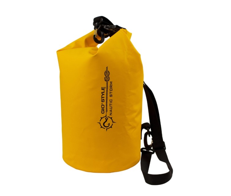 Vandeniui atsparus termo krepšys Dry Bag Nautic Storm M 10L, Ø20x45cm, geltonas