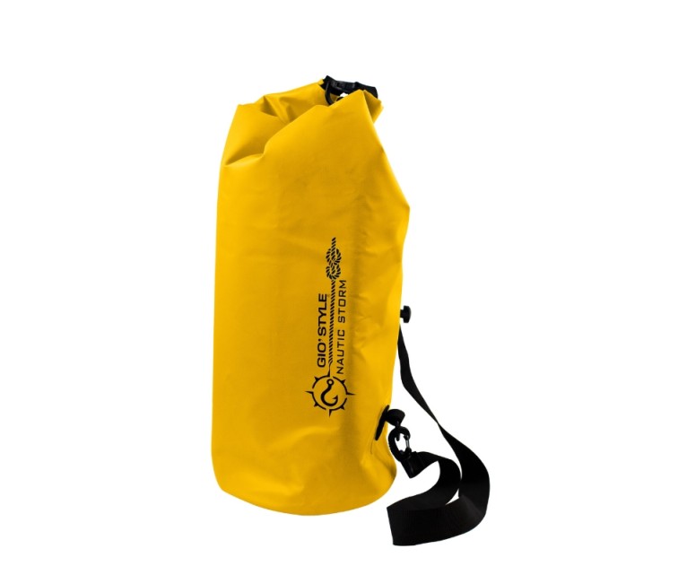 Ūdensnecaurlaidīga termiskā soma Dry Bag Nautic Storm L 20L, Ø23x63cm, dzeltena