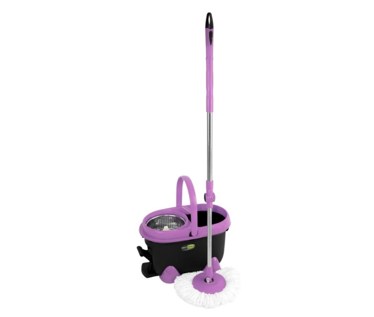 Grindų valymo rinkinys Love Spin mop 360° asorti, 4 spalvos