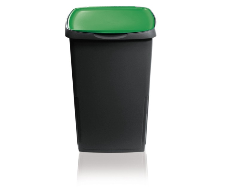 Waste container Ecosolution 45L 37x36x53.5cm dark gray/green