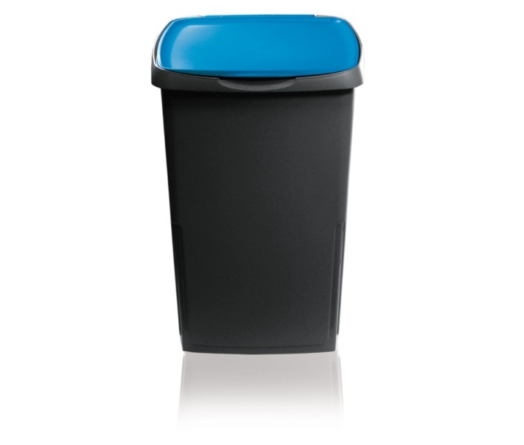 Waste container Ecosolution 45L 37x36x53.5cm dark gray/blue