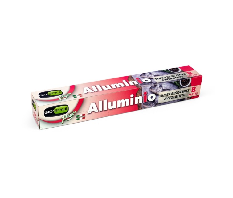 Aluminum foil 8m / 12µm / Ø3x30cm