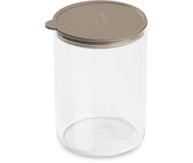 Food bowl round M 1,2L Con.Tengo Ø11,8x15,3cm grey-brown