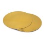 Paper cake trays in gold 2 pcs. Easy Bake Ø32cm