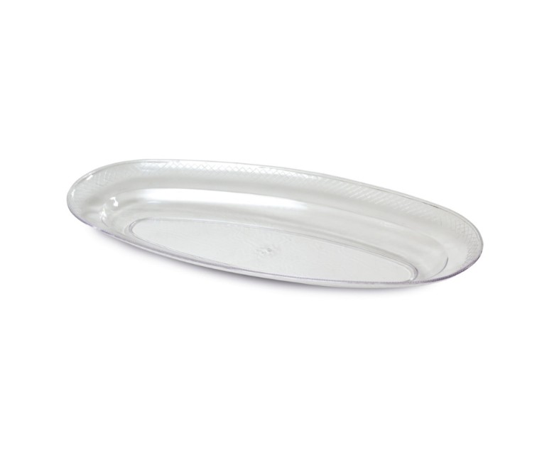 Plastic trays transparent set of 2 Easy Bake 46x23cm