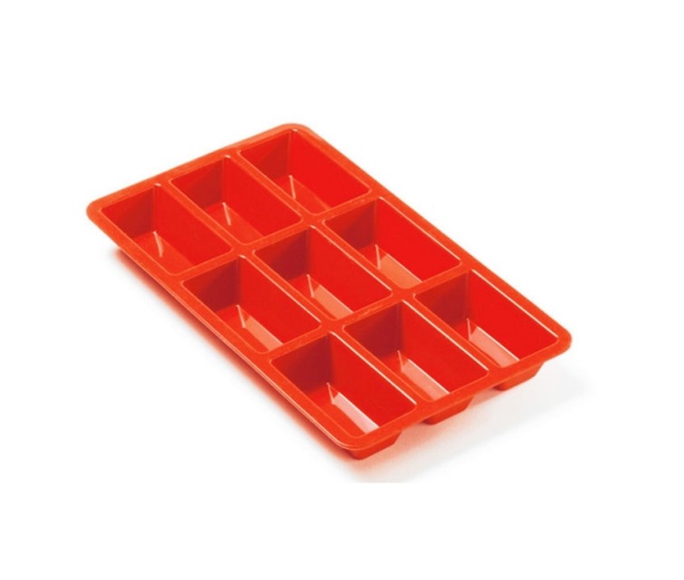 Mini cake tin 9 pieces silicone Juliette 17x29,5x3cm