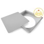 Cake tin square with removable bottom Professional 26x26x5cm