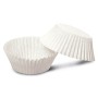 Cupcake tins 100 pieces white Easy Bake Bio Ø7x3cm