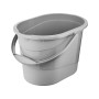 Bucket with spout 13L Thies 37x26,5x25cm grey