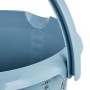 Deco bucket 10L Ilvie "Sea life" Ø30x28cm blue