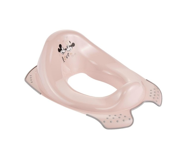 Toilet training seat with anti-slip function Ewa "Minnie Mouse" 30x40x15cm pink