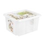 Box with lid 24L Karolina "Winnie the Pooh" 42,5x35,5x22,5cm transparent