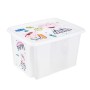 Box with lid 30L Karolina "Peppa Pig" 45x35x27cm transparent