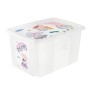 Box with lid 45L Karolina "Peppa Pig" 55,5x40x30cm transparent