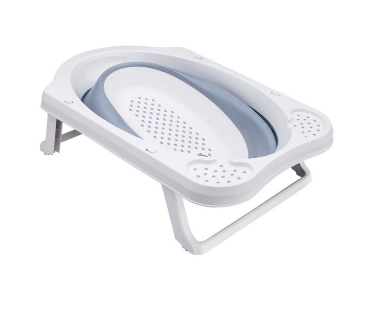 Foldable baby bath "Pure" 48x82x23,5cm blue