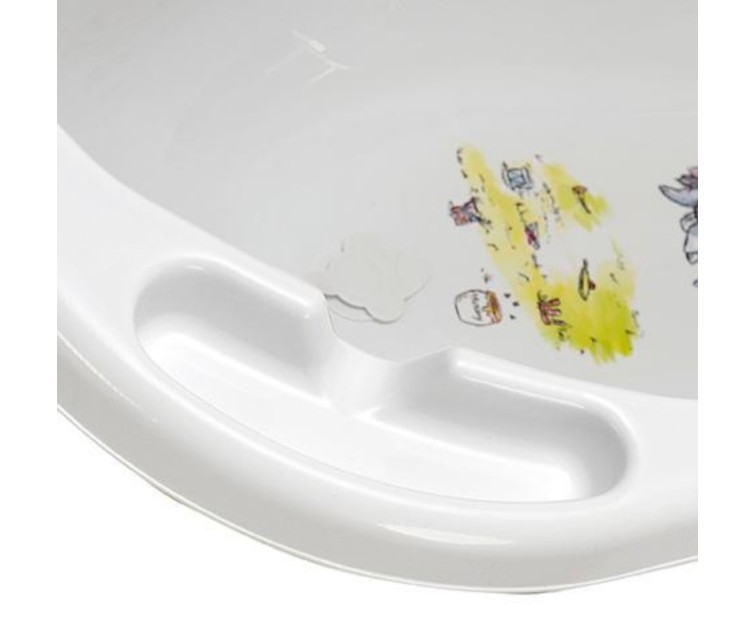 Bērnu vanniņa 100cm ar korķi Maria "Winnie the Pooh" 100x51x29cm balta