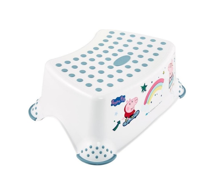 Step bench Tomek "Peppa Pig" 40,5x28,5x14cm white