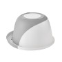 Mixing bowl with non-slip function 3,5L Carlotta Ø26x14cm white/grey