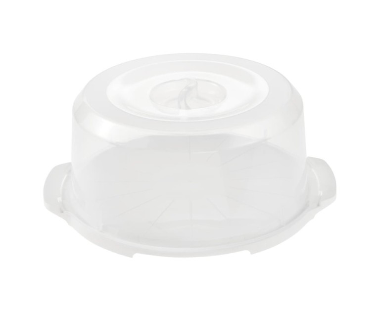 Cake transport box Ø37x15cm Fabrizio 7,5L white