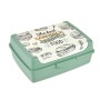 Food storage container click-box midi 1L Carla "Sandwich" 17x13x7cm green