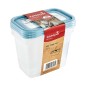 Set of food containers 3x1L Mia "Magic Ice" transparent/blue