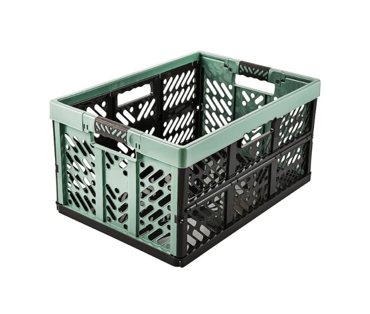 Folding box with load capacity up to 50kg Ben 54x37x28cm 45L green