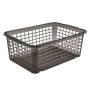 Mini basket 30x20x11cm Fred transparent grey