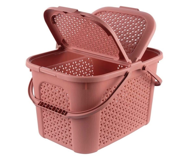 Picnic basket Inka 35x46x28,5cm 28L red