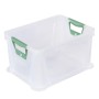 Eurobox with soft handles Luis 39x29x22cm 20L transparent