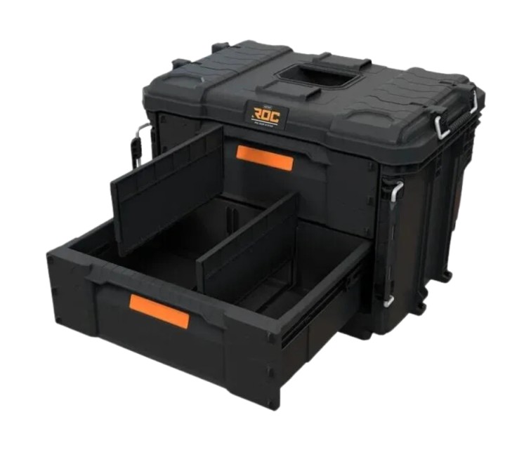 Instrumentu kaste ar 2 atvilktnēm ROC Pro Gear 2 Drawers Unit XL 56,5x37,5x41,3cm