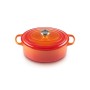 Le Creuset Кастрюля чугунная овальная 27см/4,1л оранжевый