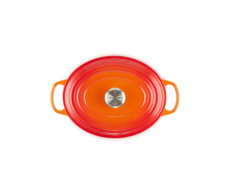 Le Creuset Кастрюля чугунная овальная 27см/4,1л оранжевый