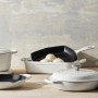 Le Creuset Сковорода-гриль чугунная квадратная 26х26см белая