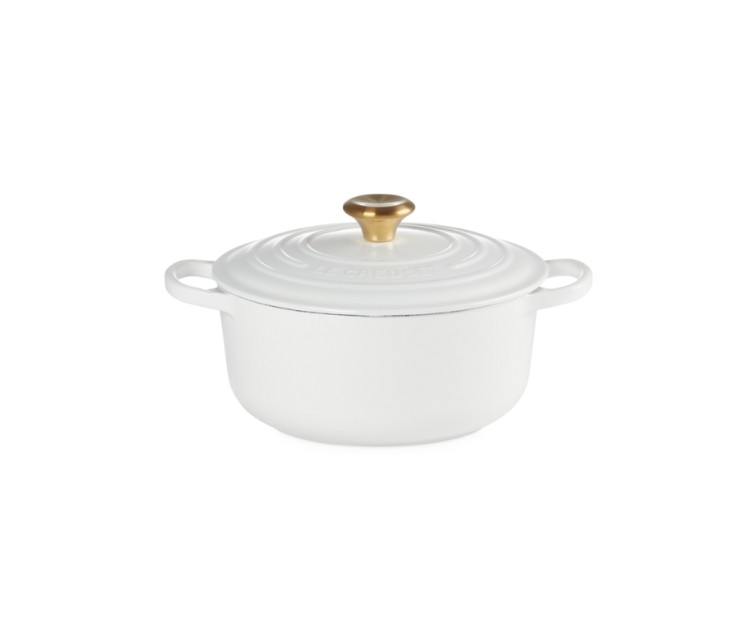 Le Creuset Malmpott ümmargune Ø24cm / 4,2L valge