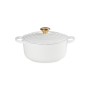 Le Creuset Cast iron pot round Ø24cm / 4.2L white