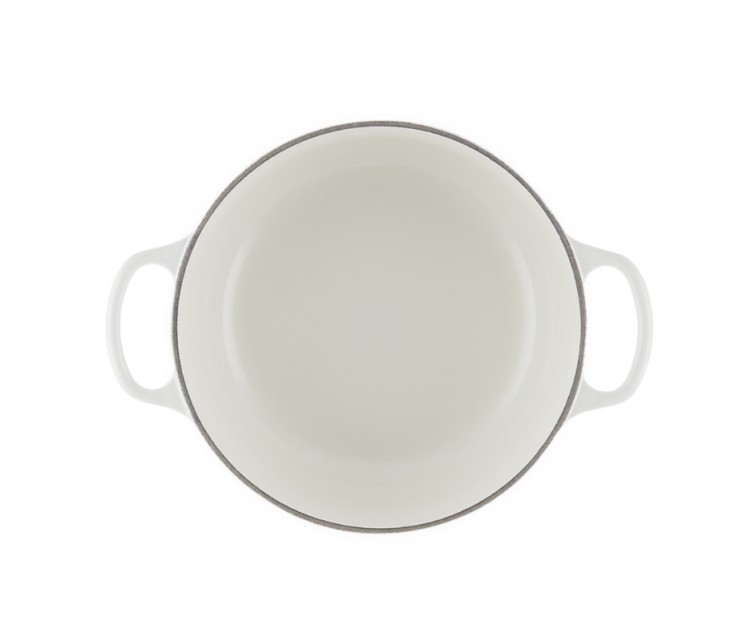 Le Creuset Cast iron pot round Ø24cm / 4.2L white