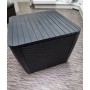 ( WITHOUT PACKAGING ) Garden table/storage box Luzon Plus grey