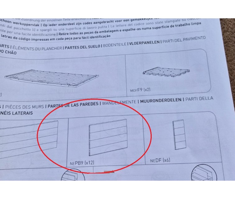 ( DEFEKTS ) Dārza šķūnis Newton 759