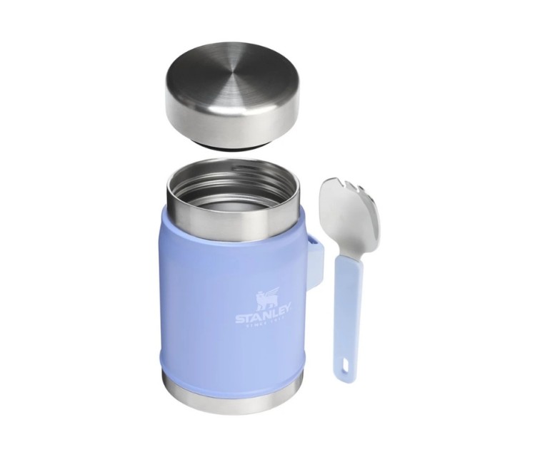 Thermos food The Legendary Food Jar + Spork 0.4L hydrangea blue