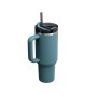 Termo puodelis su šiaudeliu The Quencher H2.O FlowState Tumbler 1,18 l, Blue Spruce