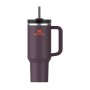 Thermal mug with straw The Quencher H2.0 FlowState Tumbler 1.18L dark purple