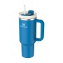 Thermo mug with straw The Quencher H2.O FlowState Tumbler 1.18L blue