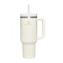 Термокружка с соломинкой The Quencher H2.O FlowState Tumbler 1,18 л в кремовом цвете