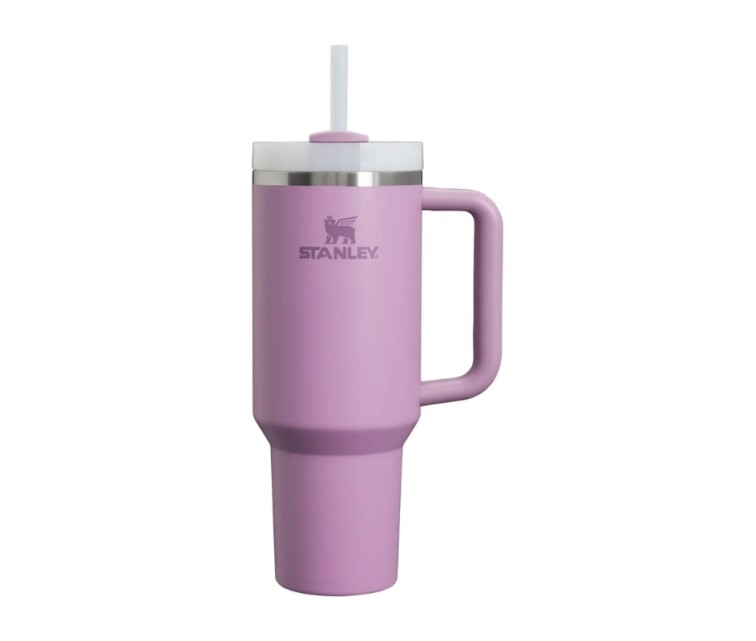 Thermal mug with straw The Quencher H2.O FlowState Tumbler 1.18L light purple