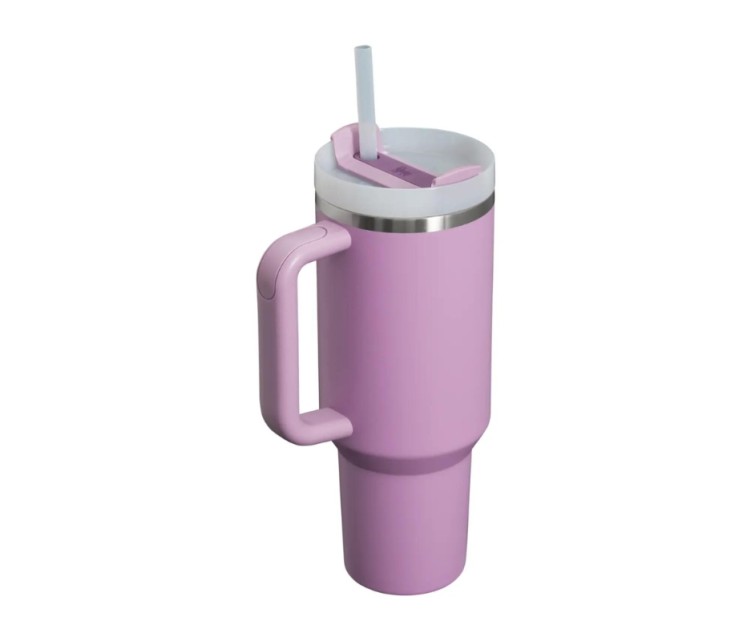 Thermal mug with straw The Quencher H2.O FlowState Tumbler 1.18L light purple