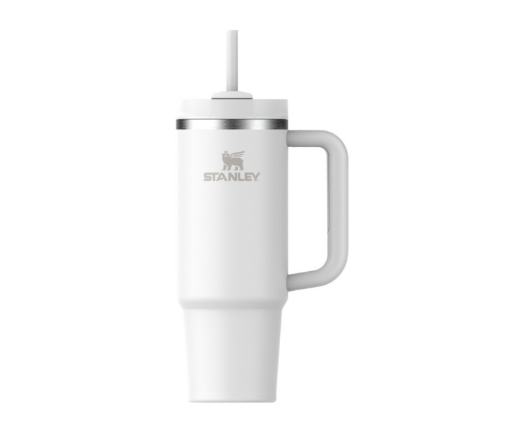 Thermo mug with straw The Quencher H2.O FlowState Tumbler 1.18L white