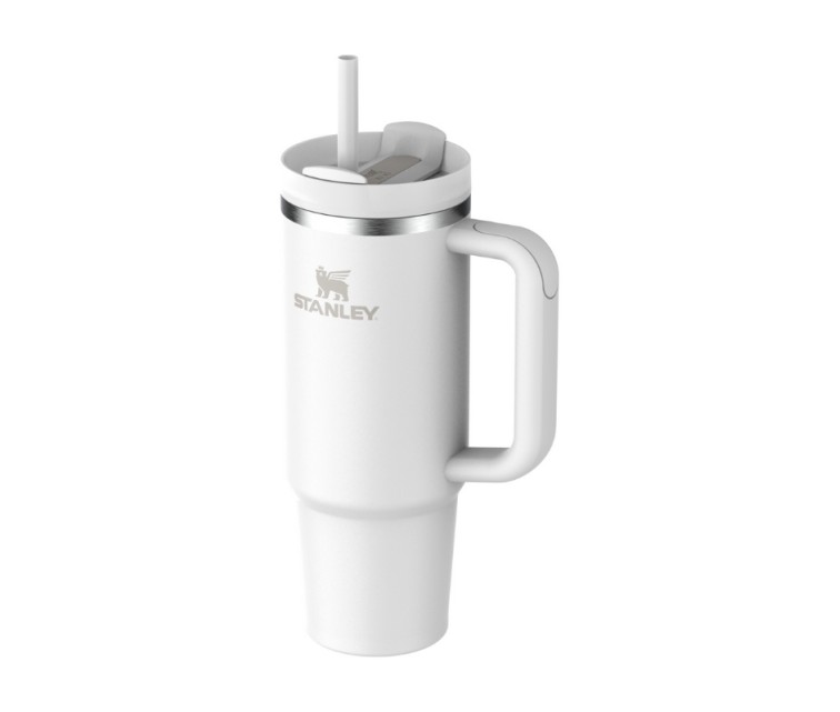 Thermo mug with straw The Quencher H2.O FlowState Tumbler 1.18L white