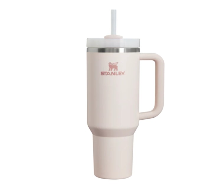 Thermo mug with straw The Quencher H2.O FlowState Tumbler 1.18L light pink